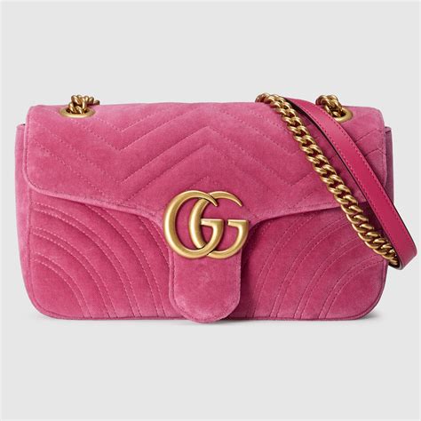 velvet gucci purse|pink velvet gucci purse.